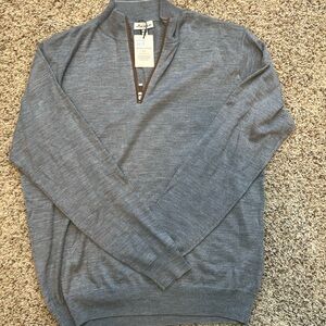 Brand new- Peter millar quarter-zip sweater